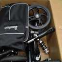 Knee Scooter Steerable Knee Walker Deluxe Medical Scooter for Foot Injuries Adult Compact Crutches Black