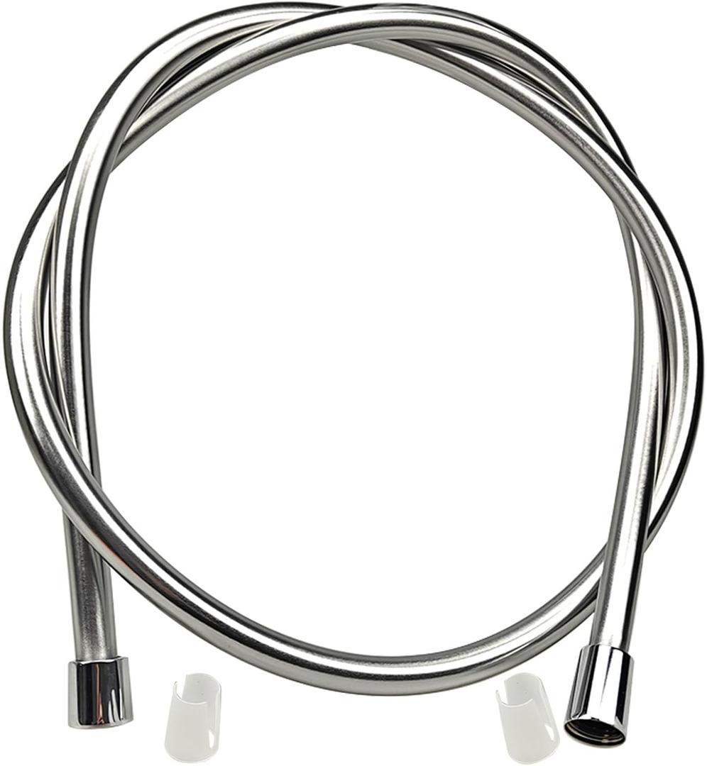 Shower Hose Replacement Parts for hansgrohe 28276003 Handheld Easy Install 1-Inch Modern Coordinating Chrome,for Techniflex Spray Hose,Shower Head Hose Replacement,63 inch