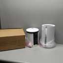 Humidifiers for Bedroom - GloryAir 2.11Gal (8L) Quiet Top Fill Cool & Warm Mist Humidifier Large Room 650 ft with Humidistat, diffuser, Auto Mode, 7-Color Light for Plants, Baby,Adults, Office & Home