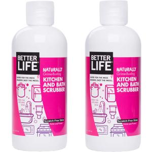 Better Life Sink Scrubber, Kitchen and Bath Cleaner, Tub and Tile Scrub, Stainless Steel and Granite Cleaner, 16 Ounce, Pack of 2 Better Life Sink Scrubber, Kitchen and Bath Cleaner, Tub and Tile Scrub, Stainless Steel and Granite Cleaner, 16 Ounce, Pack of 2