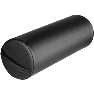 9" Diameter Deluxe Oversized Massage Table 25" Full Bolster - 9" x 9" x 25" Cylinder Pillow for Knees, Legs, and Other Taller Support (Black)