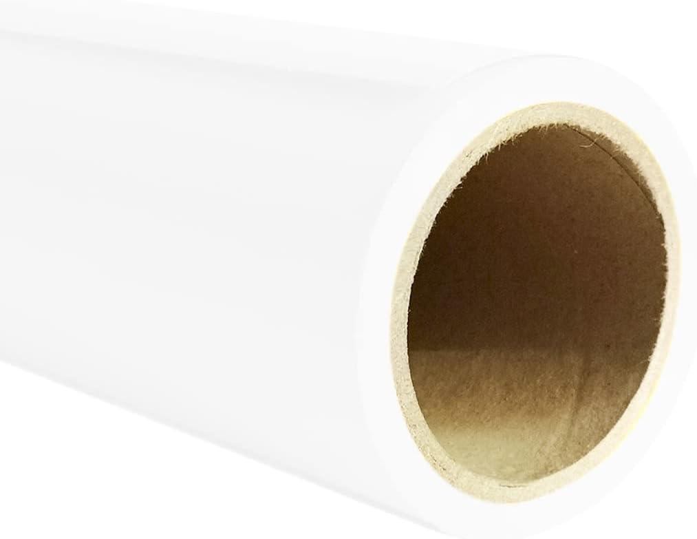 Seamless Photo Photography Backdrop Paper, Photo Background Paper Roll (Artic White, 107x19.5')