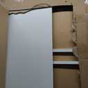 39.4" Folding Desk: No Assembly, Wood Top for Small Spaces, 39.4"W x 19.7"D