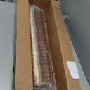 LazBlinds Cordless Blackout Bamboo Roman Shades, Room Darkening Blinds for Interior Windows, Thermal Insulated Roll Up Bamboo Blinds for Home & Patio, 24" W x 64" H, Penang Teak