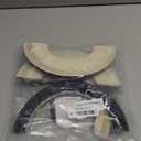 2Pairs Black Ceiling Medallion Ceiling Light Covers,Split Light Medallion for Light Fixtures,9.84" OD x 3.86" ID