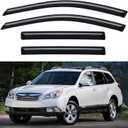 Window Visors Rain Guards for 2010 2011 2012 2013 2014 Subaru Outback, Out-Channel Window Vent Wind Deflectors Visors Shades for 10 11 12 13 14 Subaru Outback