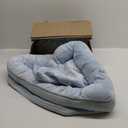 EHEYCIGA Orthopedic Dog Bed for Large Dogs, Waterproof Memory Foam, Non-Slip Bottom,  Light Blue, 35"L x 22"W x 6.5"Th