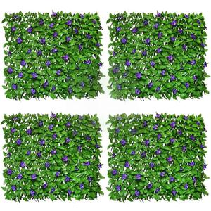 Expandable Fence Privacy Screen for Balcony Patio Outdoor,Decorative Faux Ivy Fencing Panel,Artificial Hedges (1,Ivy)