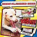 Zeaxuie 12 Pack Long-Lasting Heavy Various Dog Chew Toys Pack for Aggressive Chewers,Includes Dog Rope Toy,Squeaky Toys & Indestructible Chew Bone for Medium,Large & X-Large Breeds Dogs (Colorful)