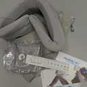 Velpeau Neck Brace for Neck Pain and Strong Support, Soft Cervical Collar for Sleeping Upright, Snoozing - Stabilizes & Relieves Pressure in Spine for Women & Men (Grey, M: 13.5-16.5" / 3.5" Depth)