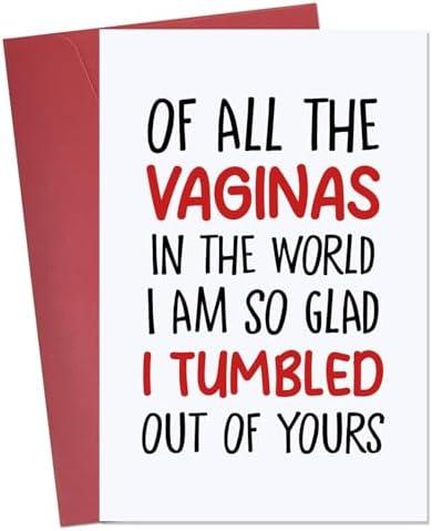 Hincoo Funny Mothers Day Card, Mothers Day Gifts For Mom, Funny Mother Card From Son, Kids, Daughter, Mom Cards from Husband Set of 18