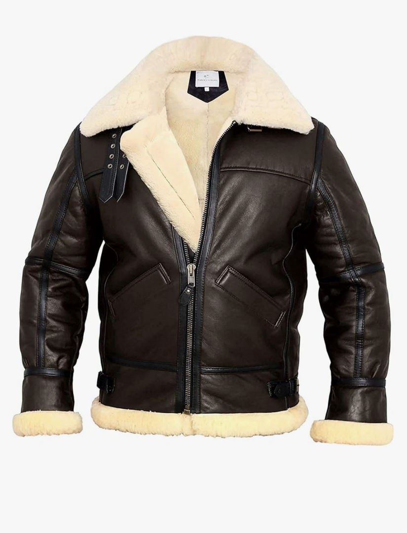 B3 Bomber Jacket Aviator Real Shearling B3 Bomber Jacket Winter 2XL
