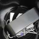 PAPIFEED Automatic Cat Feeder 6L 2.4G WiFi Smart Pet Feeder with Camera & Two-Way Audio, Adjustable Angle, Easy to Clean Detachable Feeding Schedule 1-10 Meals Per Day for Cats & Small Dogs - Black