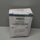 Electric Lunch Box Food Heater, 80W Portable Warmer for Car Truck Work with 304 Stainless Steel Container, 12V/24V/110V Green Heated Lunch Box Suitable for Ideal Driver/Work/Gift