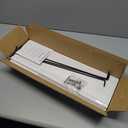 Small Floating Shelf, 6 X 6 Inches Farmhouse Wall Shelves for Living Room, Bedroom, Picture Frames, Plants, Kitchen, Set of 3 (White and Black)