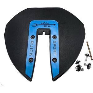 Boat Marine Whale Tail Hydrofoil Surfboard Stabilizer for 40 350 HP Small Outboard Motor and Out Drive Blue