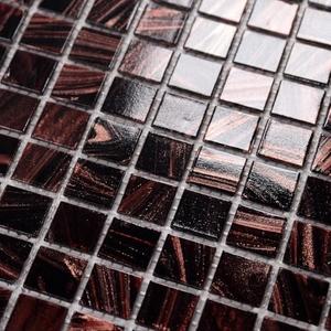 smafusion 11.5sqft Glass Mosaic Tiles,Bathroom,Kitchen Backsplash, Swimming Pools,Shower Tile,Outdoor Tile (10pcs) (Dark Pruple)