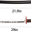 SV Anime Demon Slayer Sword Katana 31 Inch Decorative Collectible Gift Cosplay Sword