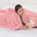 COZYTY Heated Blanket Full Size, Super Soft Cozy Upgraded Flannel Heating Blanket with 6 Heating Levels & 1-10 Hours Auto Off, Fast Heating & & ETL & FCC Certification, 72" x 84", Light Pink