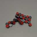 Strong Ceramic Round Magnets With Adhesive Backing (0.7x0.12"/18x3mm, 100 pcs) - Heavy Duty Sticky Magnets, Non-Corrosive, Versatile For Home, Office, Workshop, Whiteboard, Fridge And Hobby Use