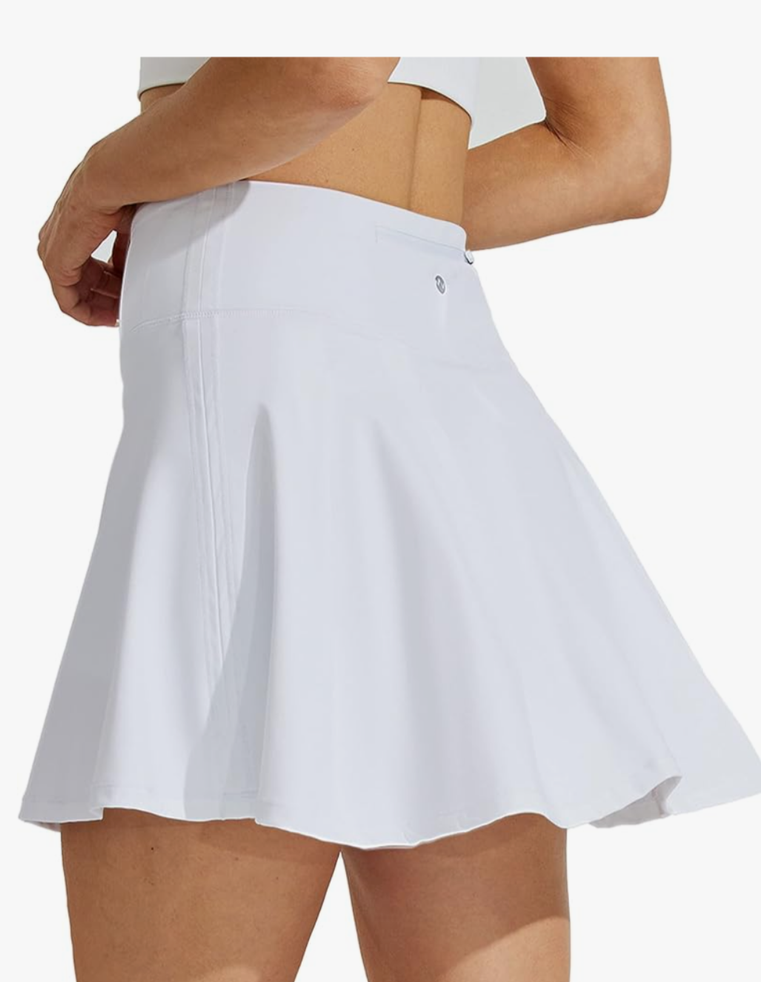 Willit Women's Tennis Skirts High Waisted Athletic Running Skorts Skirts with Shorts Pockets S