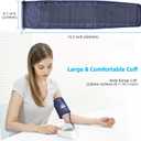AILE Blood Pressure Monitor, Upper Arm Blood Pressure Machine, Automatic Blood Pressure Monitors for Home Use BP Monitors with Large Cuff 8.7-16.5 Adjustable, 2 * 99 Sets Memory, Digital LCD Display
