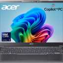 acer Aspire 14 AI Copilot+ PC | 14" WUXGA Display | Intel Core Ultra 5 Processor 226V | NPU: Up to 40 Tops - GPU: Up to 53 Tops | Intel ARC 130V | 16GB LPDDR5X | 512GB SSD | Wi-Fi 6E | A14-52M-51S1