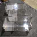 Bathroom Drawer Organizer Stackable Storage Drawers Clear Plastic Storage Bins Medicine Cabinet Organizer Makeup Organizers w Removable Divider Home Workspace Office Desktop Vanity Gift Idea 3Pack