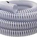 Sealproof 1.25" (32mm) Pool Filter Pump Connection Hose for 1-1/4 Inch Above Ground Pools and Intex Systems, 20 FT Premium Quality PVC Made in USA | Cut to Desired Length, Includes 4 Hose Clamps