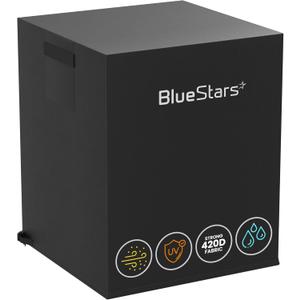 BlueStars 36x36x39 Central Air Conditioner Cover for Outside Units - Waterproof Heavy Duty AC Cover for Outdoor Winter - Black (Standard)