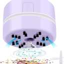 BLOCE Diamond Tools, Diamond Accessories for Diamonds, Desk Vacuum Cleaner Mini, Hand-Held Vacuum Cleaner for Painting Lover (Purple)