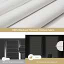 No Tools No Drill Roman Shades, Cordless Blackout Roman Blinds for Windows, Room Darkening Window Shades, Smooth Push & Pull, Easy to Install, White, 27" W 64" H