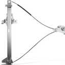 A-Premium Manual Window Regulator Compatible with Ford E-150 E-250 E-350 Econoline E-350 E-450 E-550 Super Duty Front Left Side