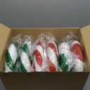 Vercraft 12 Pcs 15.75'' Large Candy Christmas Decorations Giant Lollipop Candy Decorations with Sticks Red and White Peppermint Xmas Decor for Christmas Tree Ornaments Holiday, 6 Styles (Vivid)