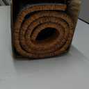 Kempf Cursive Hello Coco Coir Doormat, 18" x 47", Heavy-Duty Indoor Outdoor Entrance Mat with Non-Slip Backing (1'6" x 3'11" (Rectangular))