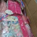 6 Set Sleepovers Teepee Tents Spa Party Robes Supplies Bulk with Inflatable Airbed and Light String, Party Supplies for Birthday Movie Spa Favors Gift Indoor Outdoor (Complete,5 Pink 1 Rose Red)