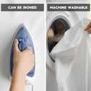 Horaldaily White Tablecloth 60120 Inch Rectangular, Stain and Wrinkle Resistant Washable Table Cloth, Decorative Polyester Table Cover for Party Picnic Dinner Decor