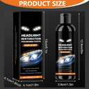 2 x 2025 Professional Car Headlight Restoration Kit - Ultimate Stain Remover & Polishing Paste for Lasting Clarity & Scratch Removal