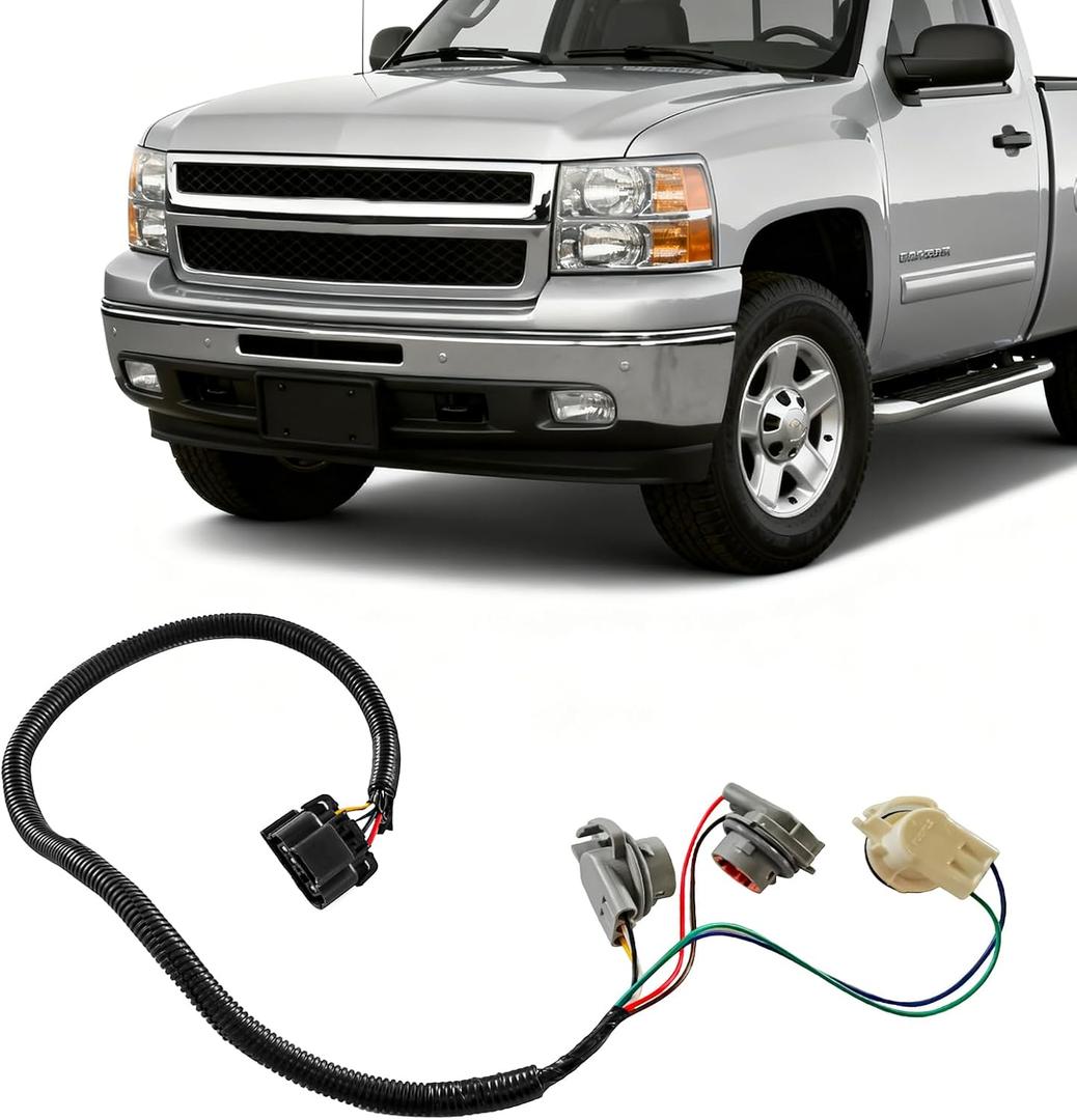 Tail Light Socket Wiring Harness Rear Right Compatible with Chevrolet Silverado Suburban GMC Sierra Yukon Cadillac Escalade 2005-2006