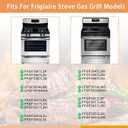 316202405 Burner Grate Replacement for Frigidaire Stove Parts Gas Range Top Parts Cast Iron Surface Grate, Stove Burner Replacement FFGF3047LSH, FFGF3047LSF, 4 Pack