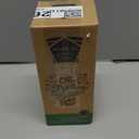 HOME EC Original Stainless Steel Salt or Pepper Grinder 1pk - Adjustable Ceramic Sea Salt Grinder or Pepper Mill - Tall Glass Spice Shaker - Spice Mill w/EBook