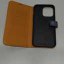 Snakehive Leather Wallet for iPhone 15 Pro Max - Real Leather Wallet Phone Case - Genuine Leather with Viewing Stand and 3 Card Holder - Flip Folio Cover with Card Slot (Navy)