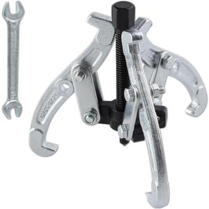 3 Jaw Gear Puller Gear Removal Tool for Slide Gears, Adjustable 3 Jaw Puller Remover for Removal Bearing, Gears, Pulley, and Flywheel, Motorcycle Car Auto Removing Kit 3-Inch