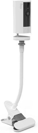 TIUIHU Flexible Clip Mount for Stick Up Cam/Pro/Battery with Pan-Tilt, Indoor Camera(2nd Gen), Clamp Mount for Indoor Camera, No Drilling, No Damage to Walls