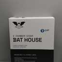 BIGBATBOX - Bat House for Outdoors - Clean Your Backyard from Mosquitoes - Wooden Bat House Kit - with Our Proven Bat Box Design, Attract Bats! WildYard