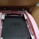 Foldable Baby 5-in-1 Activity Walker - Rocker, Activity Center, Bouncer, Seat Walker, Push Walker - Adjustable Speed Rear Wheels and Height Toys Ages 6-18 Months(Pink)