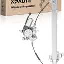 Front Right Passenger Side Power Window Regulator with Motor Replacement for Nissan Frontier Xterra 2005 2006 2007 2008 2009 2010 2011 2012 2013 2014 2015 2016 2017 2018 2019 2020 2021, 2-Pin 741-349