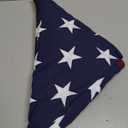 Memorial Flag 5x9.5 ft, 100% Cotton Made American US Burial Flag for Veteran Military, with Embroidered Stars, Sewn Stripes, 4 Rows of Lock Stitching, Brass Grommets, Heavy Duty USA Burial Casket