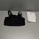 Women's Zipper Front Closure Sports Bra Racerback Yoga Bras L