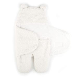 Tadpoles Super Soft Plush Sherpa Swaddle Wrap - Ivory | 100% Microfiber Plush Polyester Sherpa | Soft, Smooth & Durable | Fits Babies 0-12 Months | Ideal for Use in a Stroller, Car or Crib